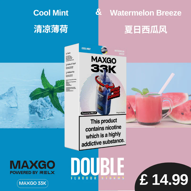 B10 FREE Shipping RELX MAXGO 33K Device x2 - Image 11