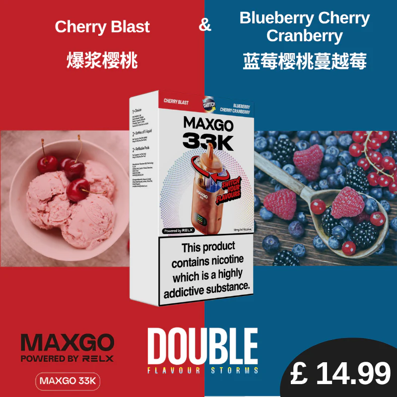 B10 FREE Shipping RELX MAXGO 33K Device x2 - Image 9